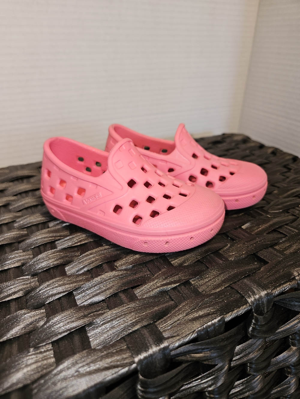 Vans Kids Hot Pink Slip-On Vent Casual Shoe